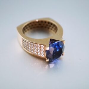 Zircon Gemstones Embellished Ring